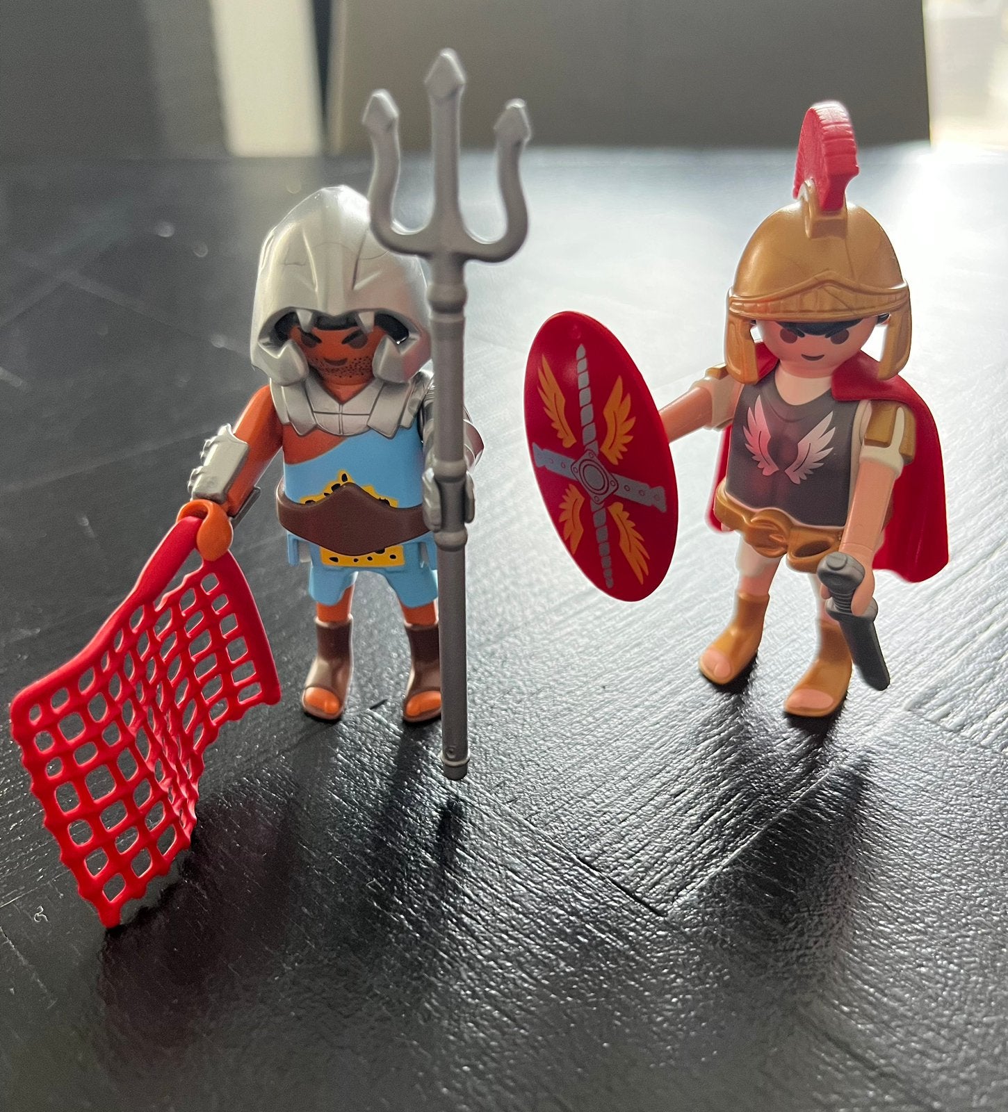 Playmobil 5817 Romeinse soldaat en gladiator compleet, Ophalen of Verzenden, Zo goed als nieuw