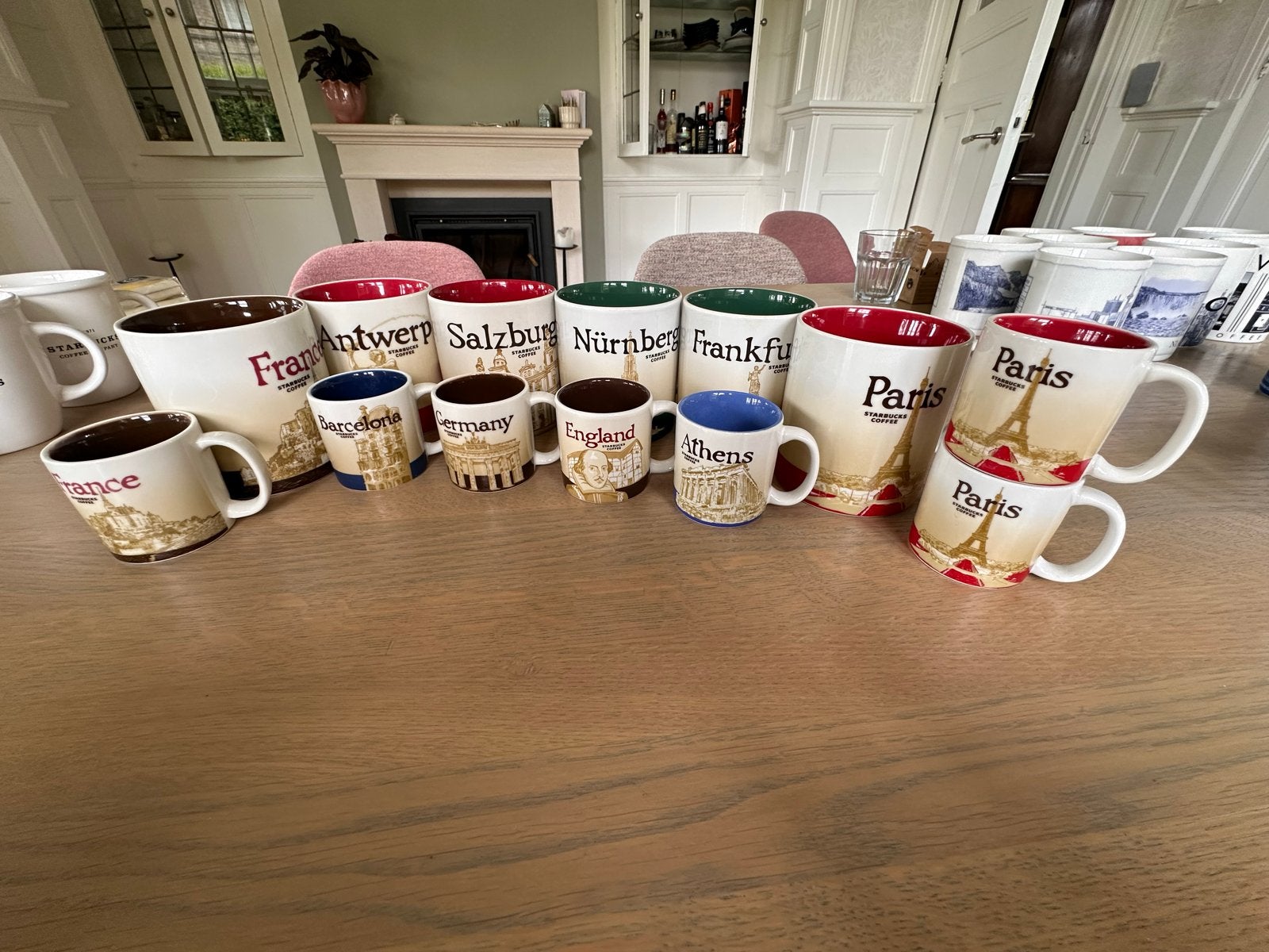 Starbucks City Mugs - Diverse Collectie, Meerkleurig, Ophalen of Verzenden, Zo goed als nieuw, Modern