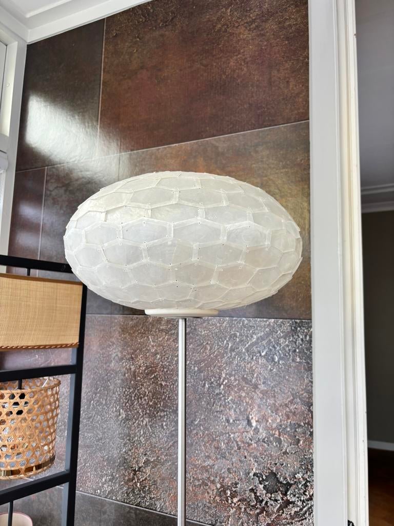 Vloerlamp Filipijnse Schelp, Ophalen, Zo goed als nieuw, Rechthoekig, 150 tot 200 cm