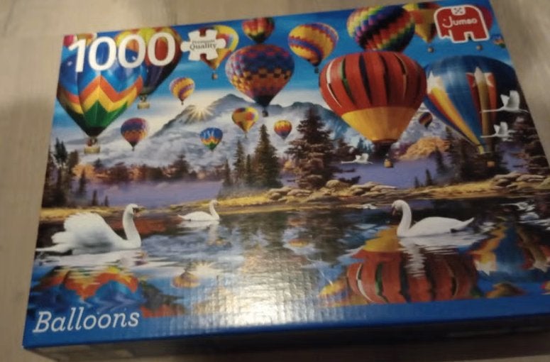 Puzzel 1000 stukjes jumbo luchtballon, Ophalen of Verzenden, 500 t/m 1500 stukjes, Zo goed als nieuw