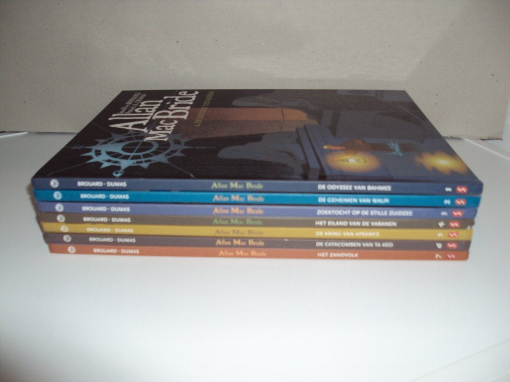 ALLAN MAC BRIDE - Compl.Serie 1 t/m 7 - Hardcovers, Complete serie of reeks, Ophalen of Verzenden, Nieuw, Brouard - Dumas