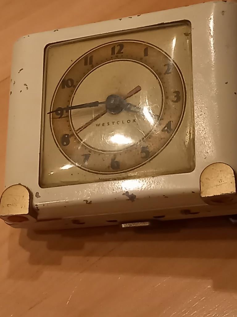 WAT EEN PRACHTIGE BEN BOLT WESTERN USA CLOCK COMPAGNIE .
LAS, Antiek en Kunst, Antiek | Klokken, Ophalen of Verzenden