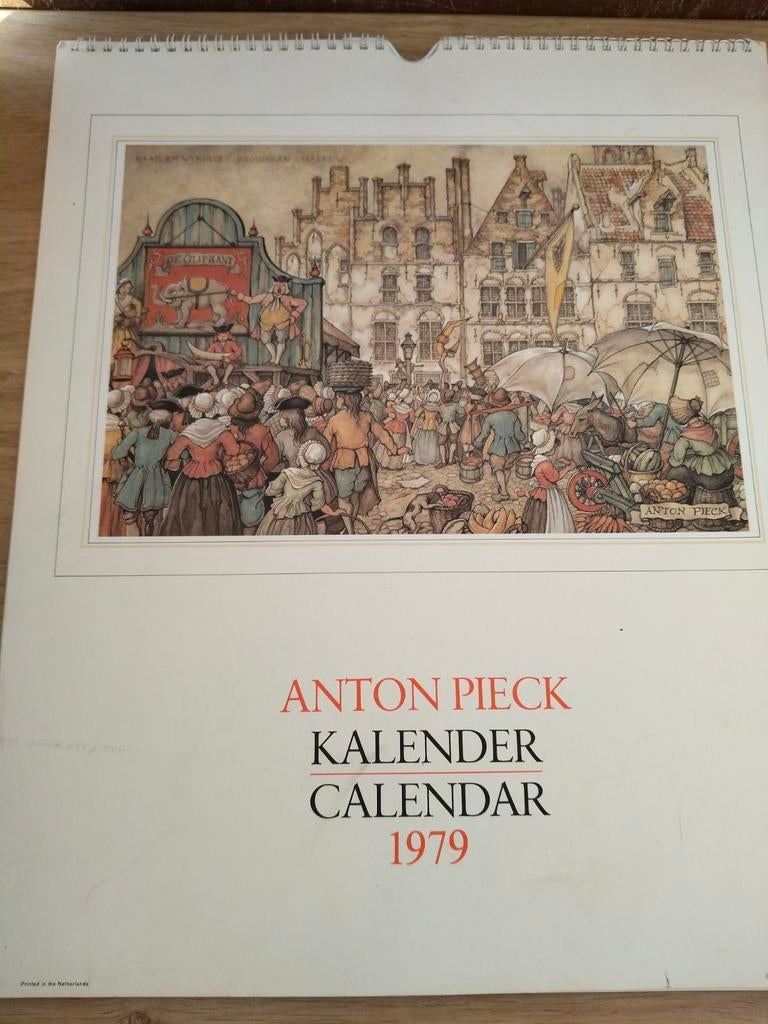 ANTON PIECK KALENDER 1979, Diversen, Kalenders, Verzenden, Maandkalender, Zo goed als nieuw