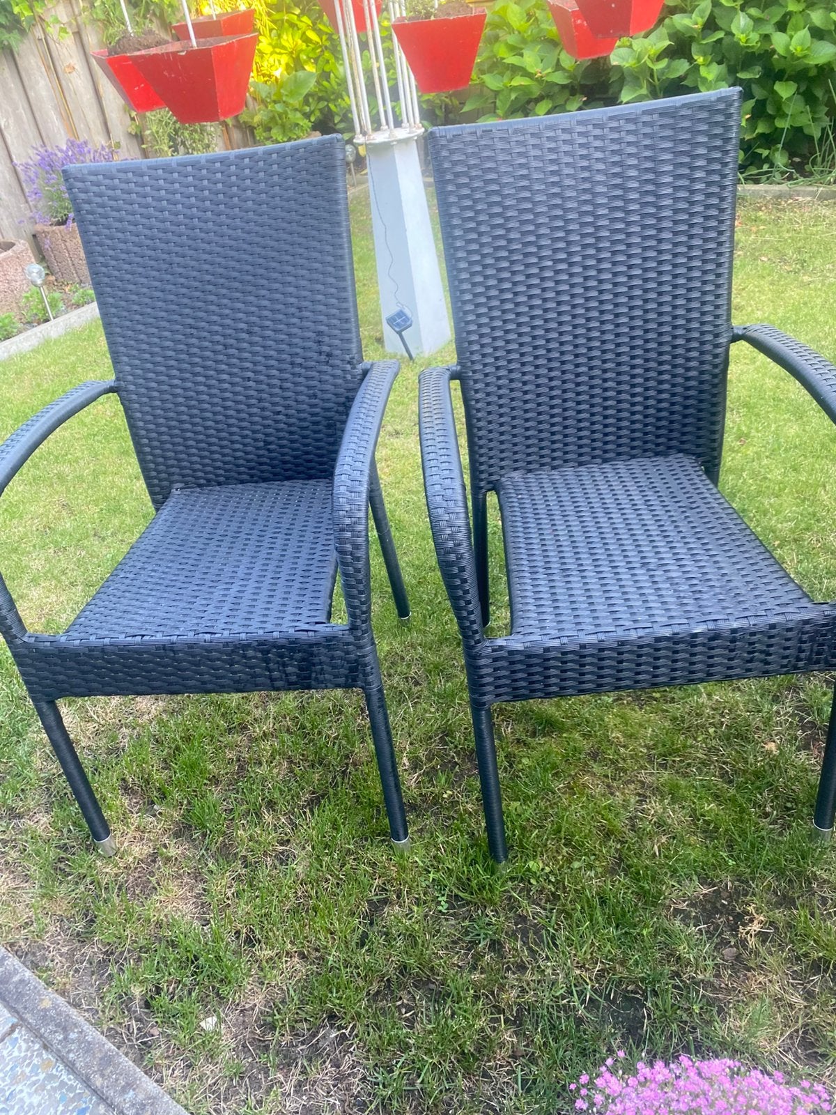 Te koop, Tuin en Terras, Tuinstoelen, Ophalen, Gebruikt, Wicker