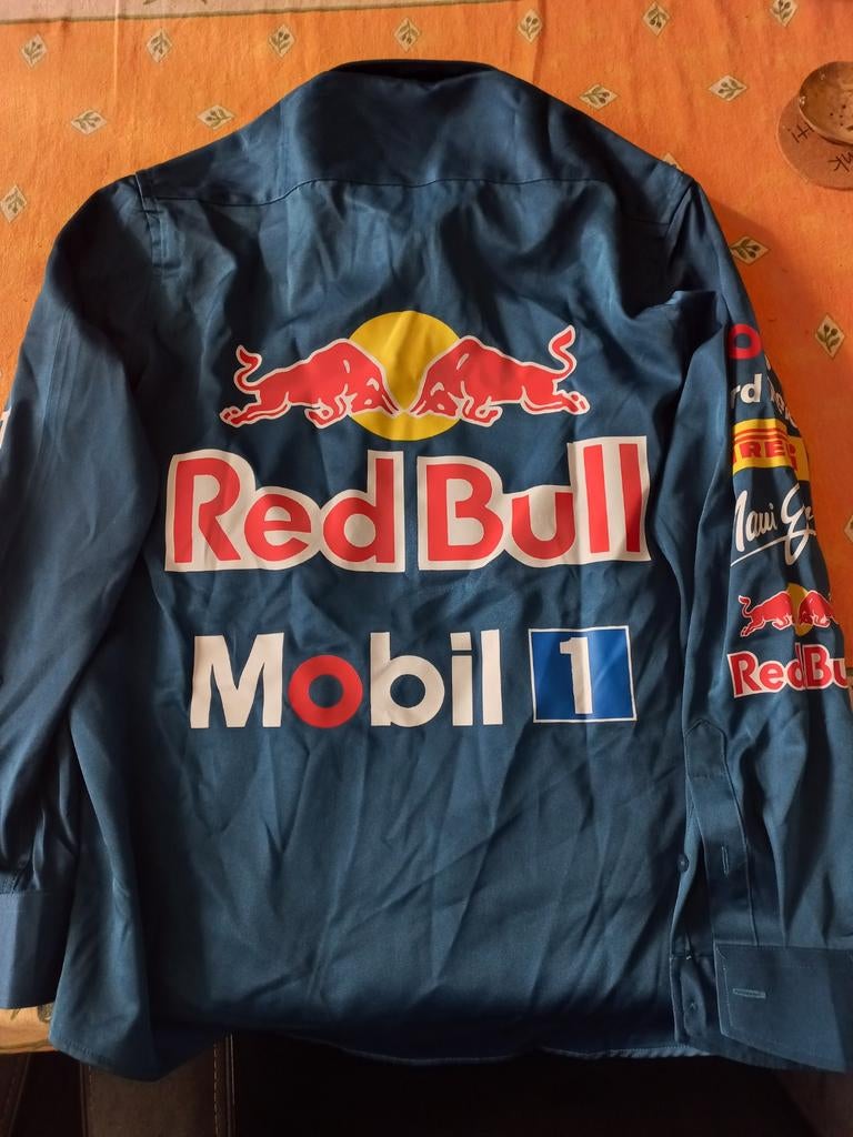 Red Bull Racing overhemd XL (valt als M/L) - Nieuw, Blauw, Nieuw, Red Bull Racing, Halswijdte 39/40 (M)