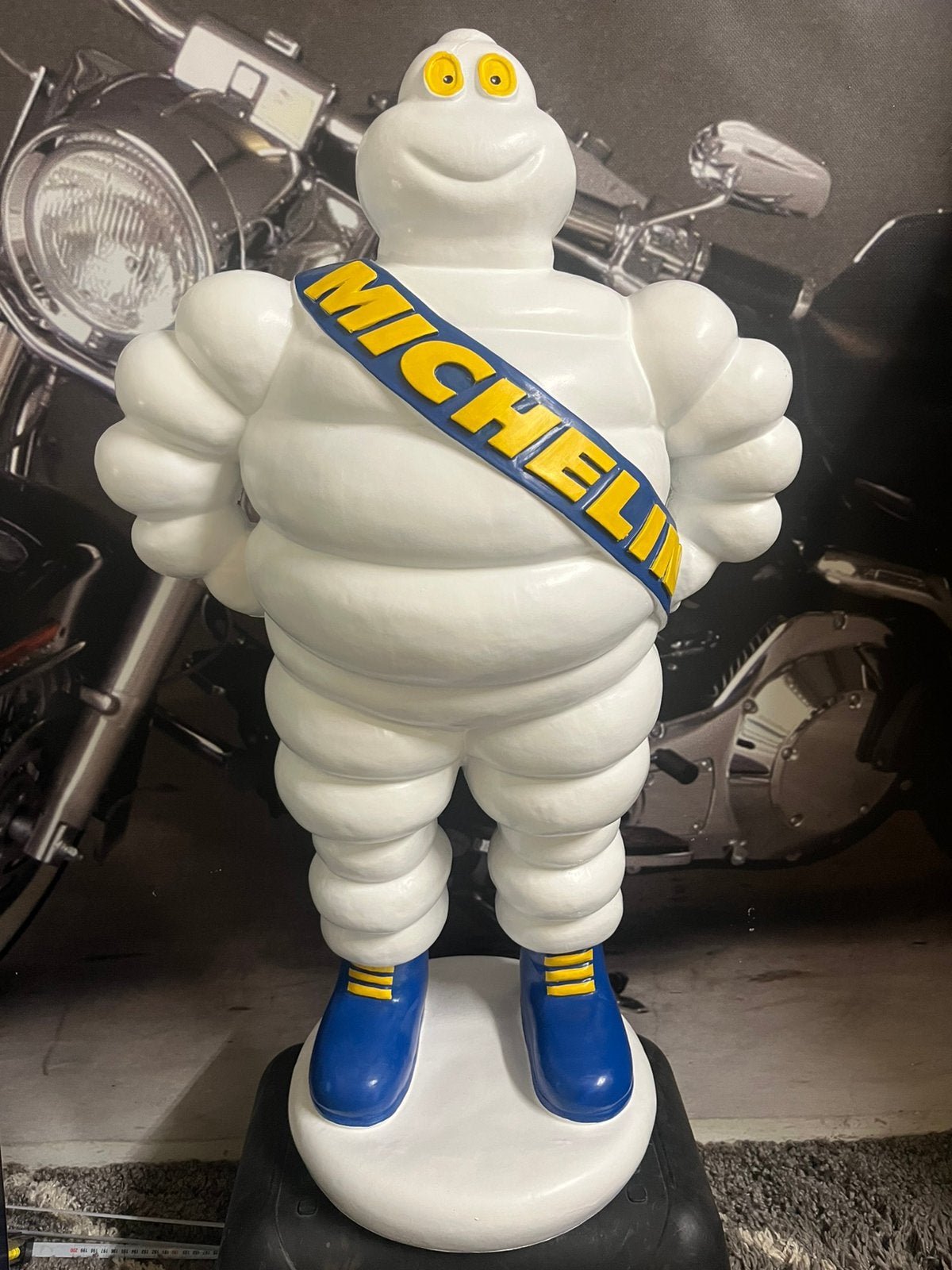 TEAB Grote Michelin Bibendum pop, Ophalen of Verzenden, Zo goed als nieuw, Reclamebord