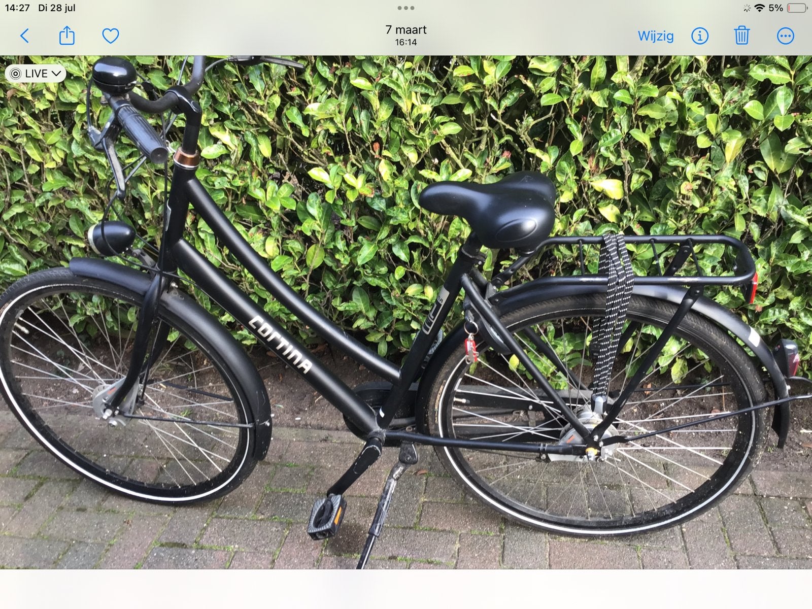 Dames fiets merk cortina, Ophalen, Zo goed als nieuw, Versnellingen