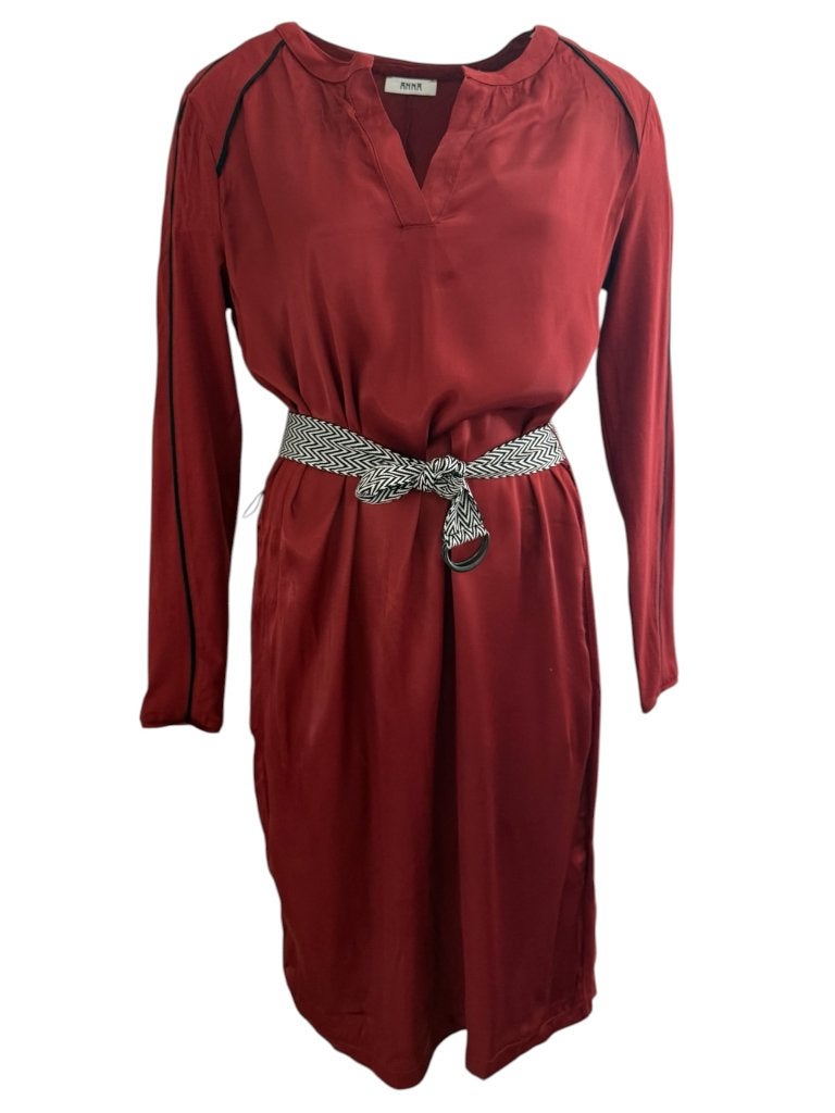Anna van Toor jurk M, Kleding | Dames, Maat 38/40 (M), Ophalen of Verzenden, Zo goed als nieuw, Rood