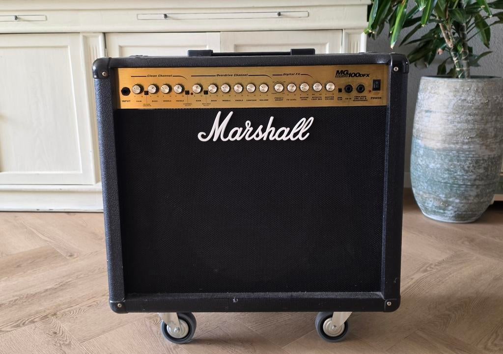 Marshall MG100DFX, Muziek en Instrumenten, Versterkers | Bas en Gitaar, Ophalen, Gebruikt