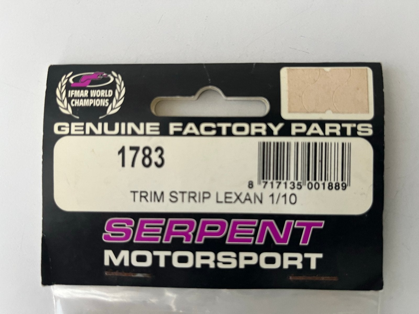 Serpent Motorsport Trim Strip Lexan 1/10 - Onderdeel, Nieuw, Schaal 1:10, Onderdeel, Overige typen