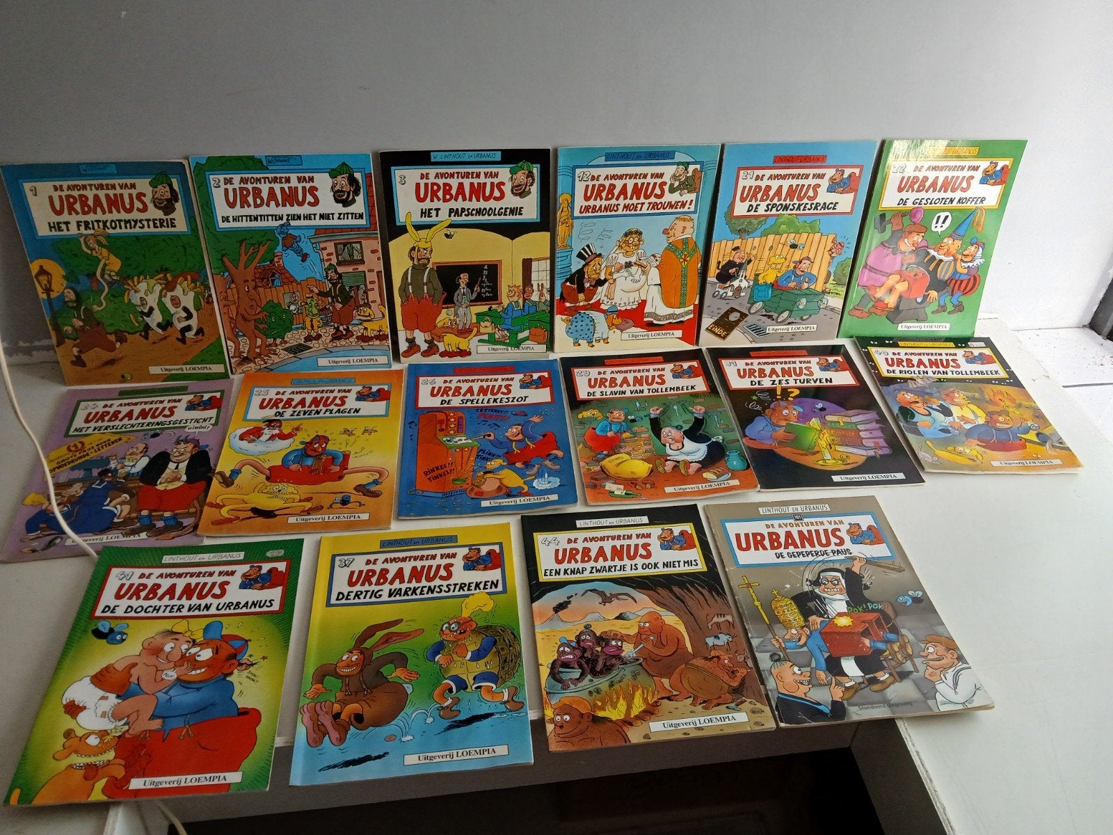 De Avonturen van Urbanus - 16 delen, Meerdere stripboeken, Ophalen of Verzenden, Zo goed als nieuw