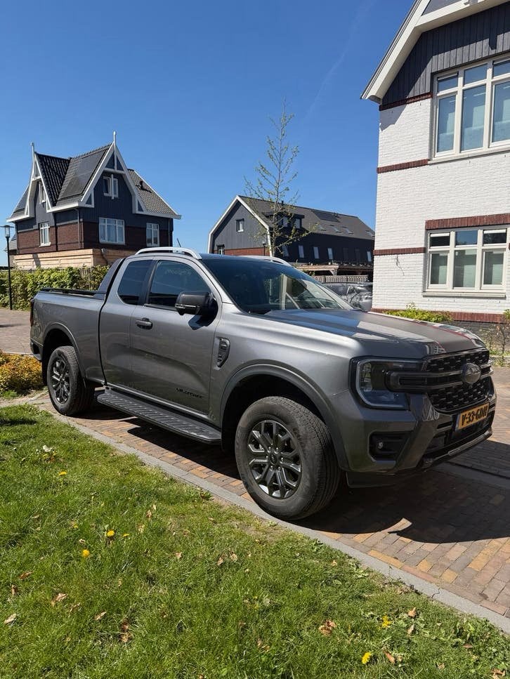 Ford Ranger wildtrak Super Cab 2.0 2024, Auto's, Bestelauto's, Automaat, Zwart, 4 cilinders, Bedrijf