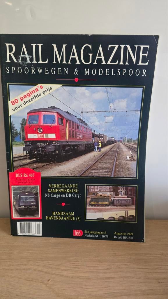 Rail Magazine 166 - Augustus 1999 - Spoorwegen & Modelspoor, Ophalen of Verzenden, Overige typen