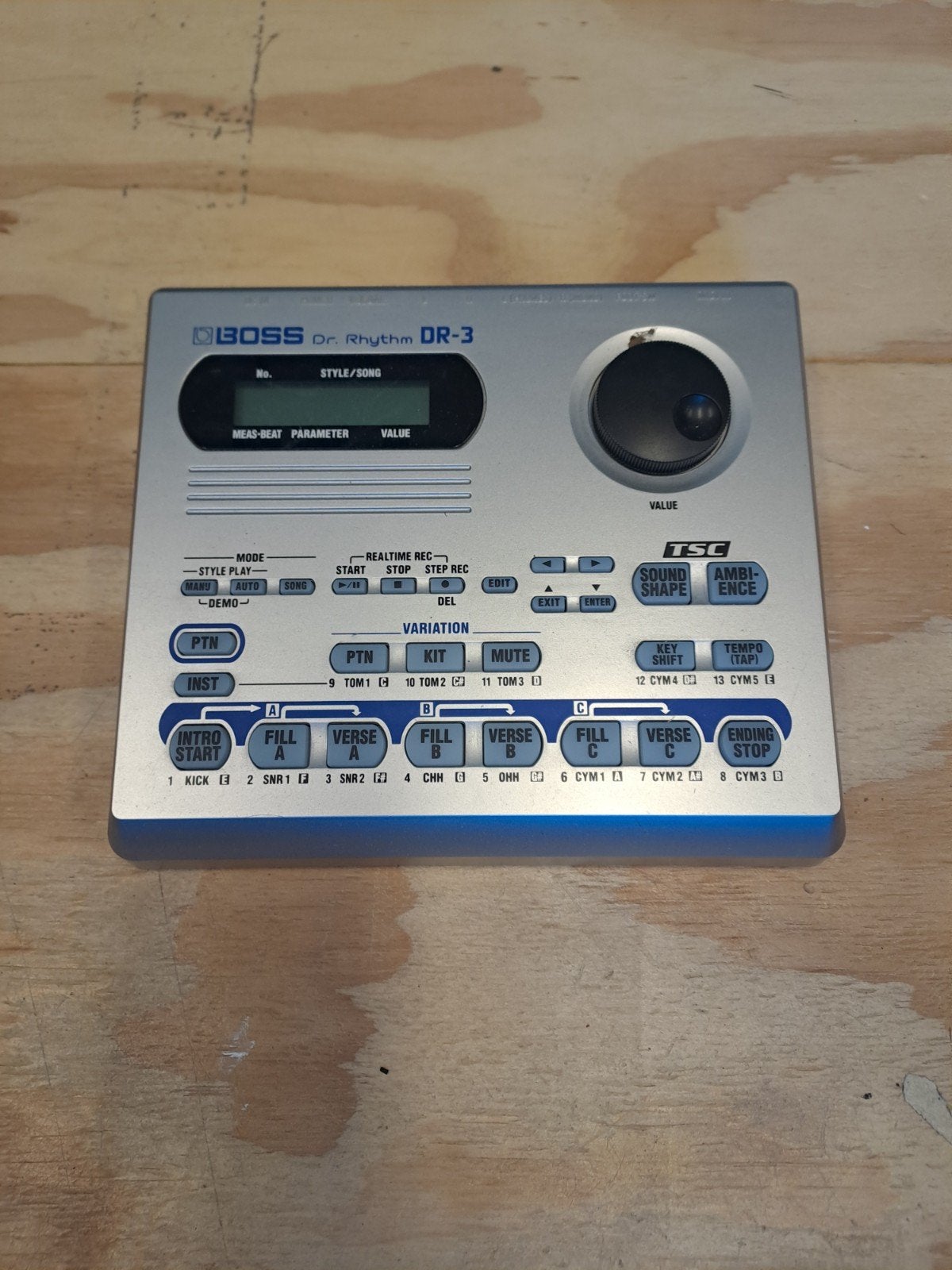 Boss Dr. Rhythm DR-3 Drummachine, Muziek en Instrumenten, Drumcomputers, Ophalen of Verzenden, Gebruikt, Boss