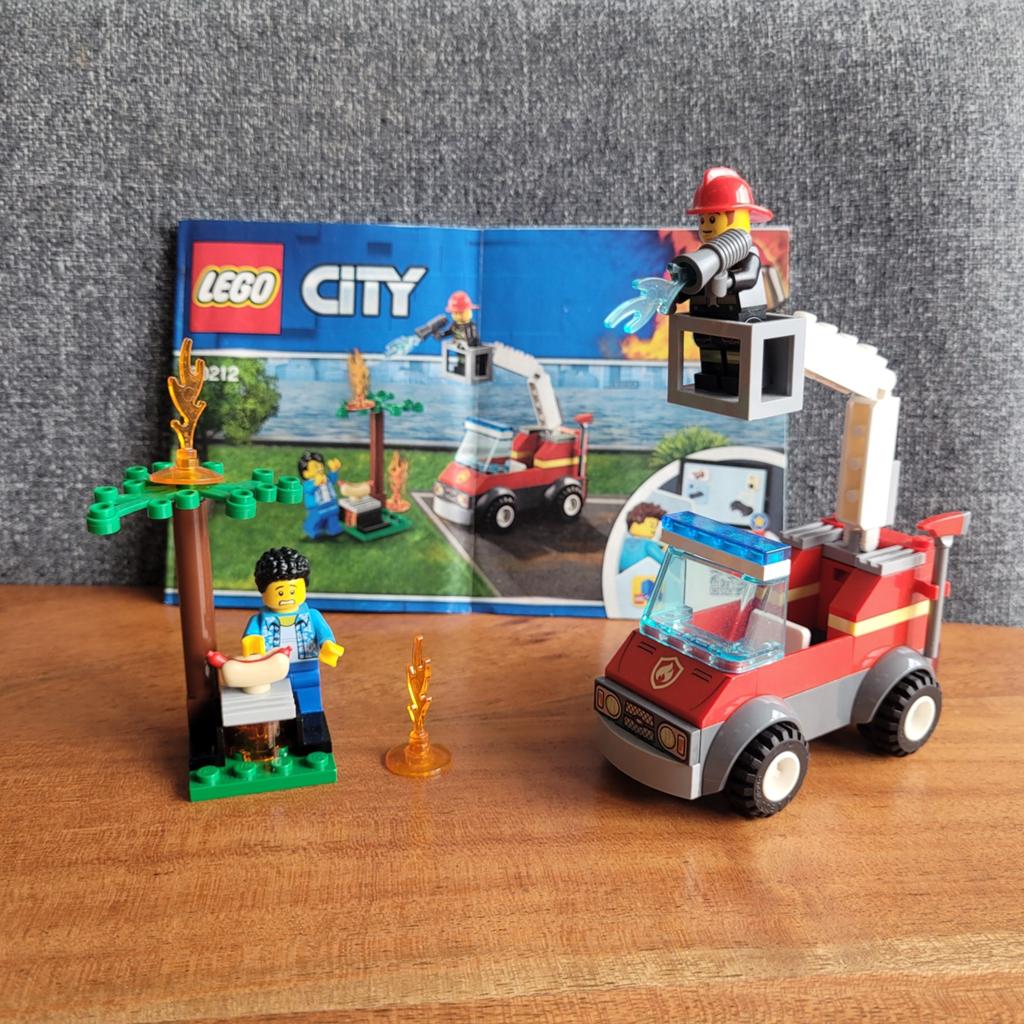 LEGO City Brandweerwagen met brandende boom - Set 60212, Ophalen, Compleet, City, Lego