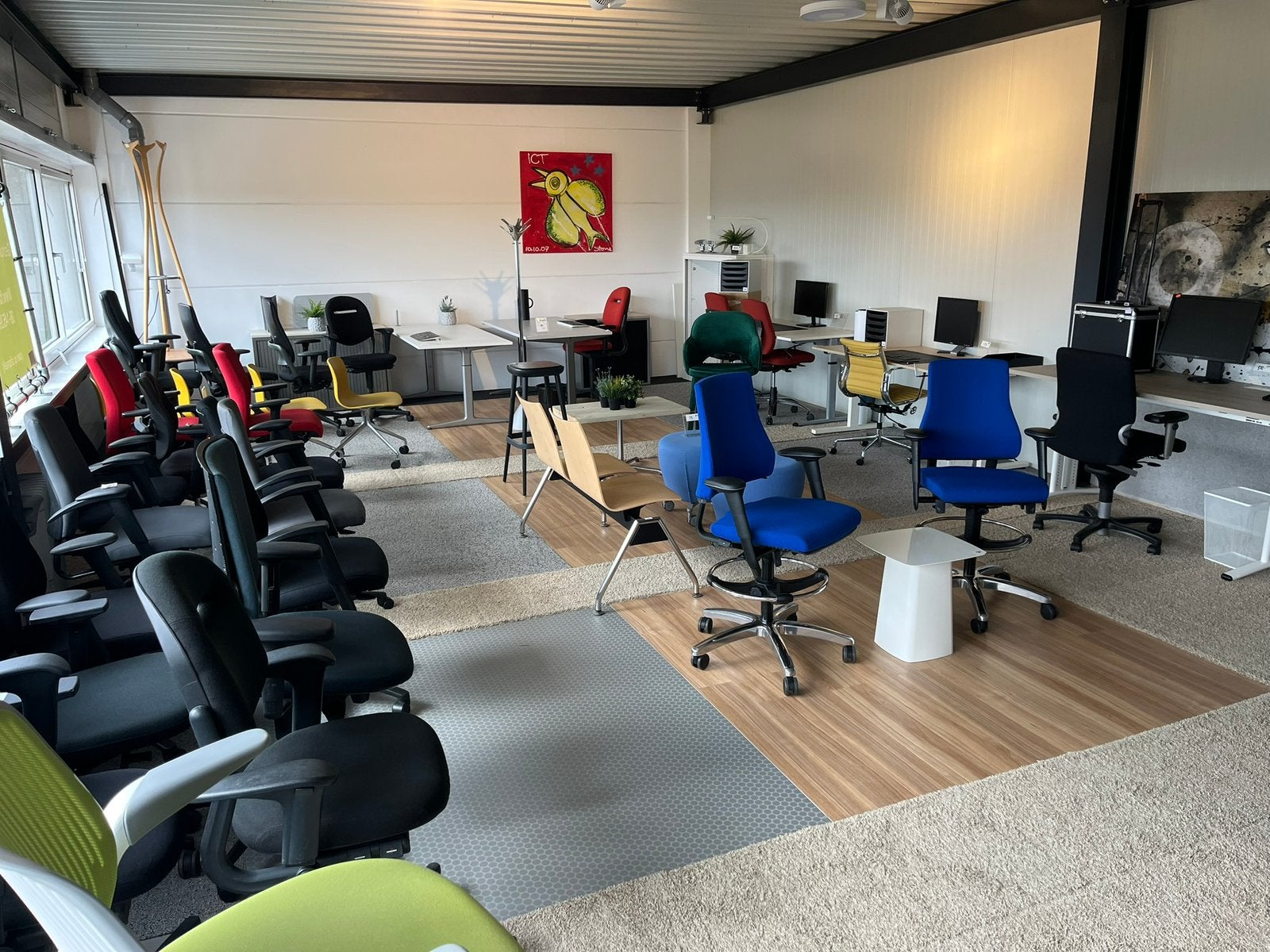 Bureaustoelen en vergaderstoelen te koop, gebruikt, For-Less, Ophalen, Gebruikt, Geen, Zwart