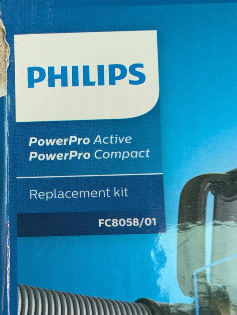 Philips powerpro replacenent kit FC8058/01, Witgoed en Apparatuur, Stofzuigers, Ophalen of Verzenden, Zo goed als nieuw