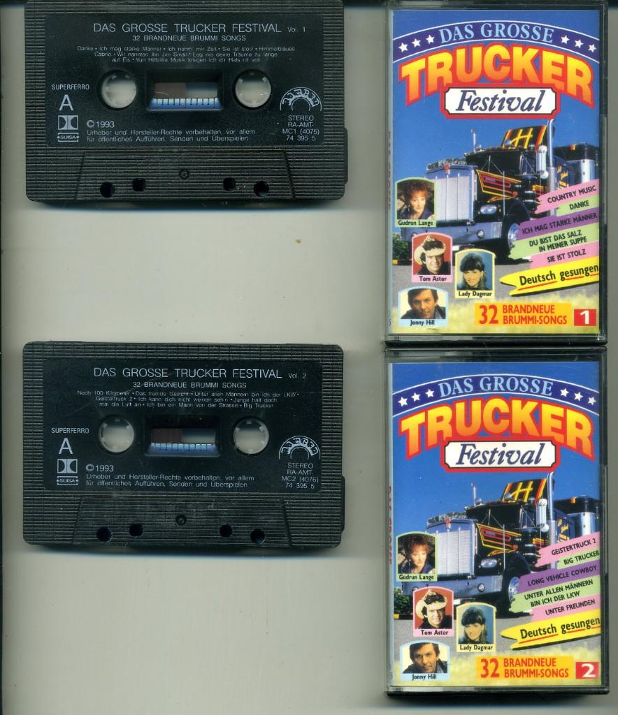 Das Grosse Trucker Festival deel 1 & 2 32 nrs 2 cassettes ZG, 2 t/m 25 bandjes, Verzamelalbums, Ophalen of Verzenden, Zo goed als nieuw