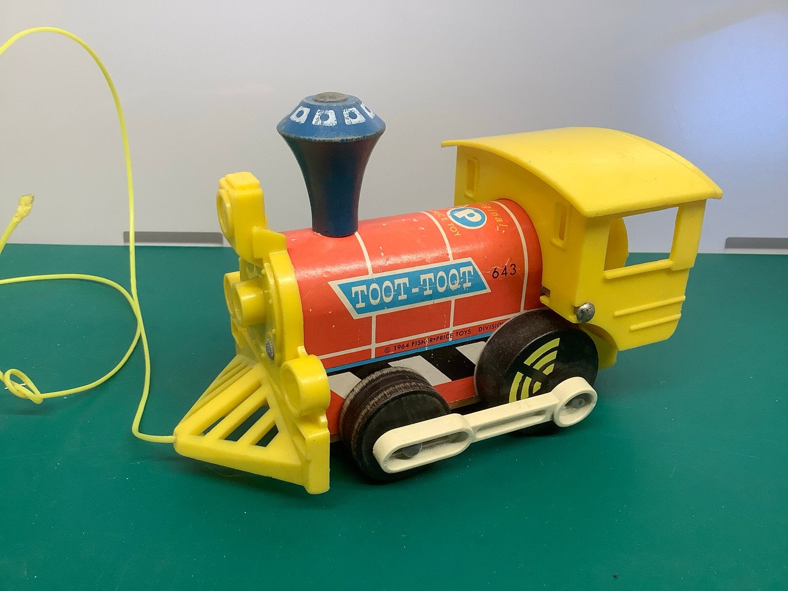 Vintage Fisher-Price Toot-Toot Trein 643 - Jaren '60, Ophalen of Verzenden, Gebruikt, Jongen of Meisje