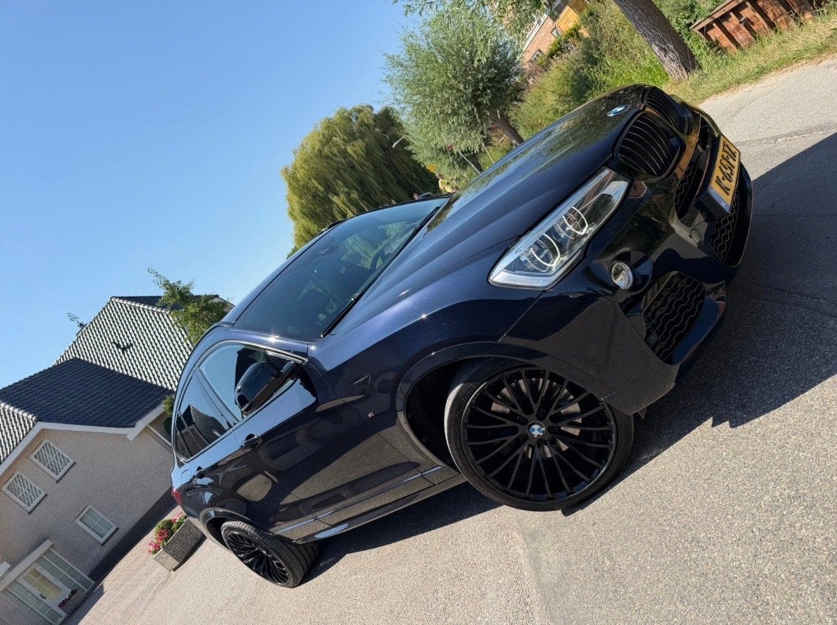BMW X4 3.0 Xdrive M40i AUT 2017 Donkerblauw, Auto's, Automaat, Zwart, X4, Vierwielaandrijving