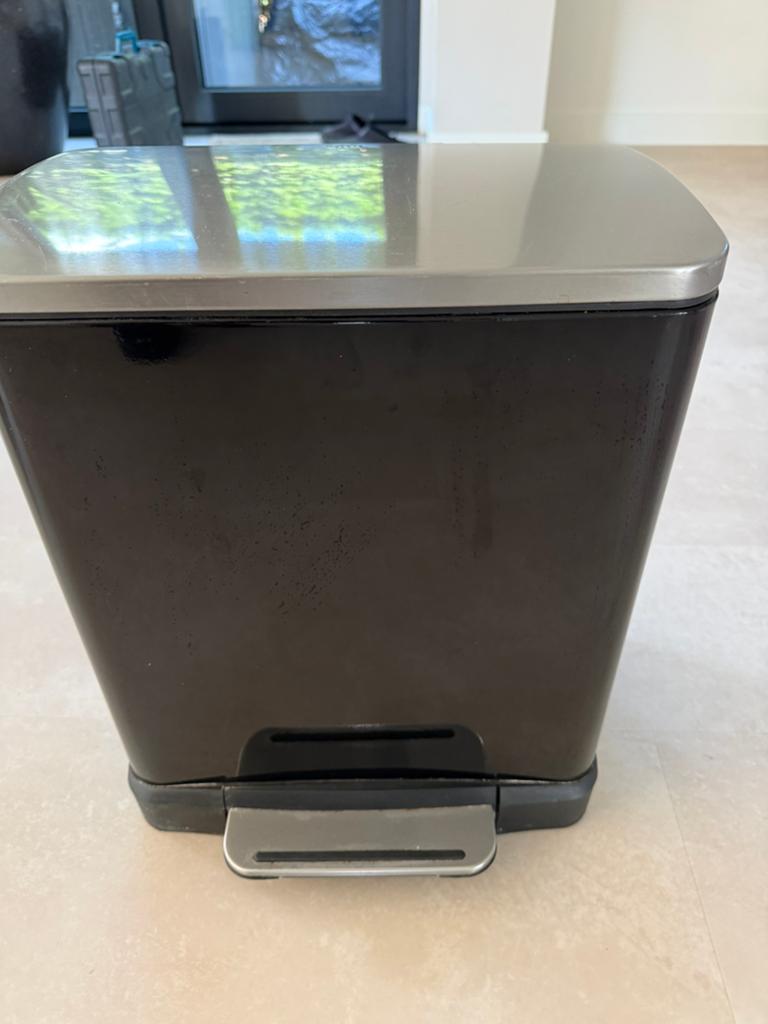 EKO Pedaalemmer 28+18L., Ophalen, Met pedaal, 40 liter of meer, Zo goed als nieuw