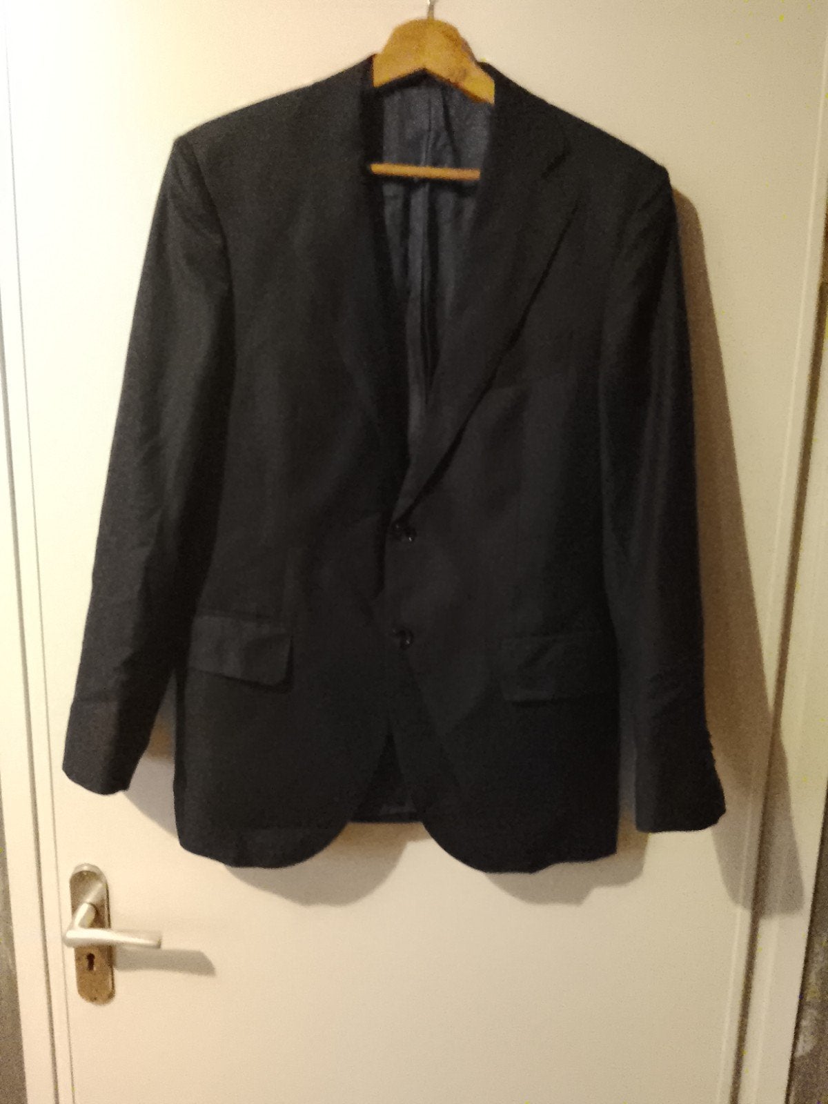 Suit Supply Donkergrijs Jasje Colbert 110s Maat 48, Ophalen of Verzenden, Zo goed als nieuw, Maat 48/50 (M), Grijs
