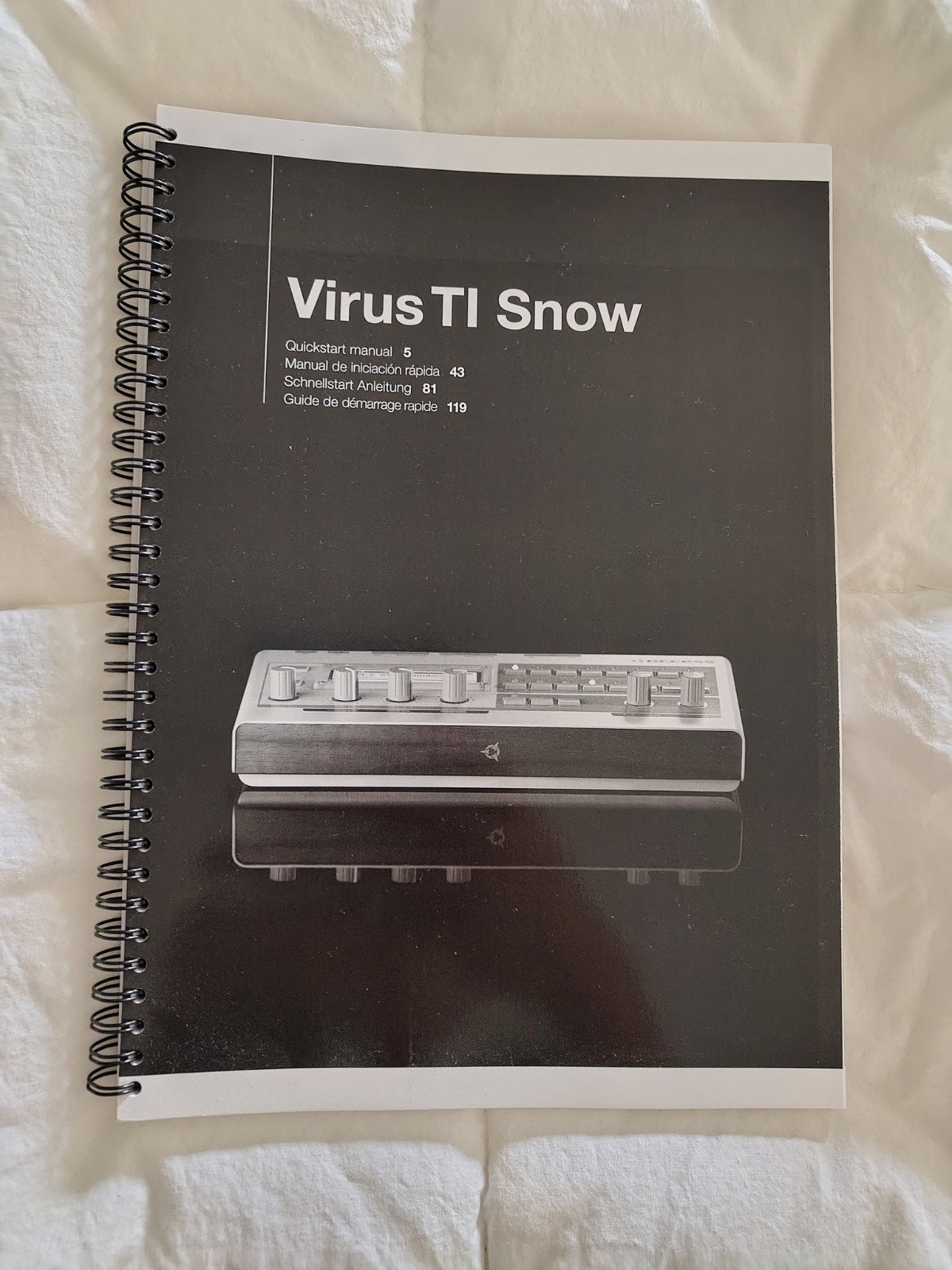 Handleiding Virus TI Snow Synthesizer, Ophalen of Verzenden, Zo goed als nieuw, Overige merken