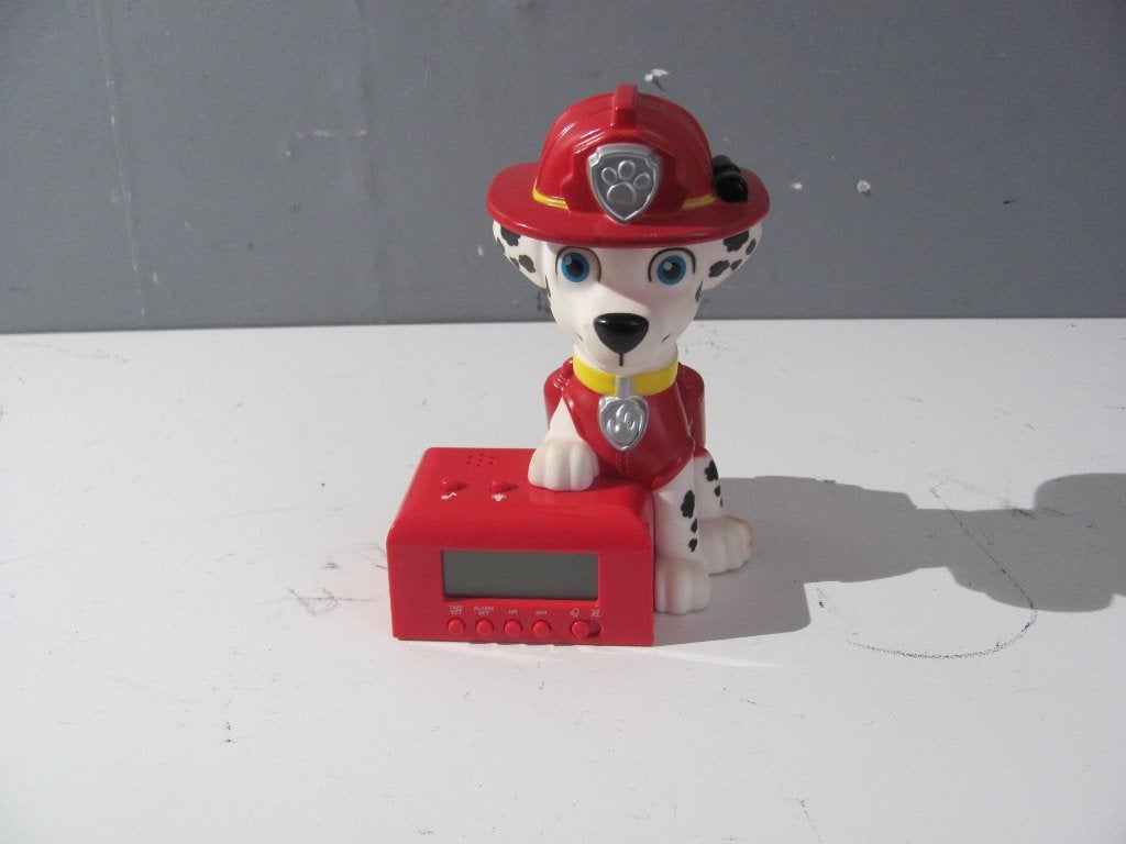 Paw Patrol wekker(digital) met Marshall met lamp functie, Ophalen of Verzenden, Zo goed als nieuw, Digitaal