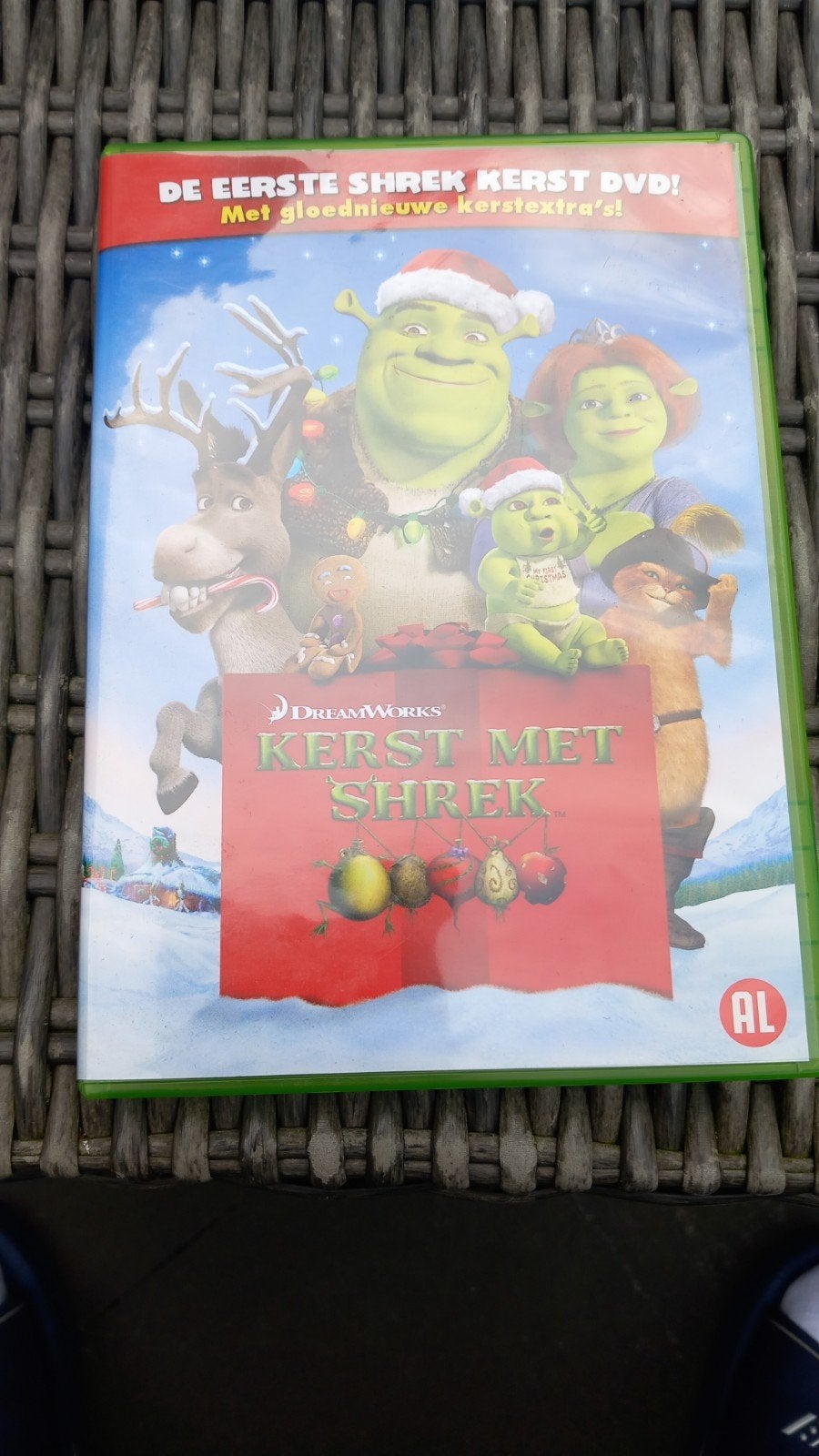 DVD Kerst met Shrek, Gebruikt, Animatie, Alle leeftijden, Ophalen of Verzenden
