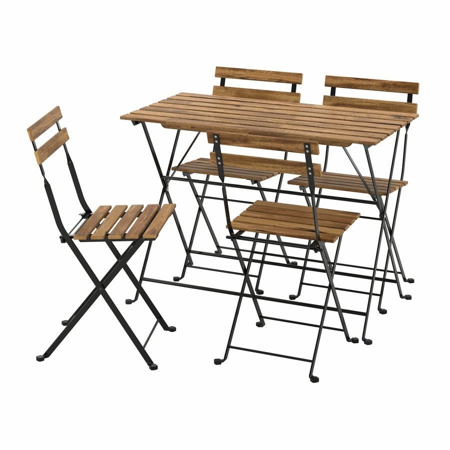 Ikea Tarnö buiten eettafel met 4 stoelen, Ophalen, 4 zitplaatsen, Gebruikt, Tuinset