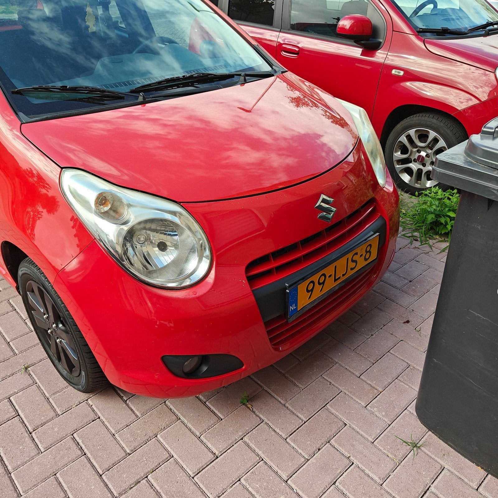 Suzuki Alto 1.0 2010 Rood, Auto's, Voorwielaandrijving, 200 kg, 4 stoelen, Origineel Nederlands