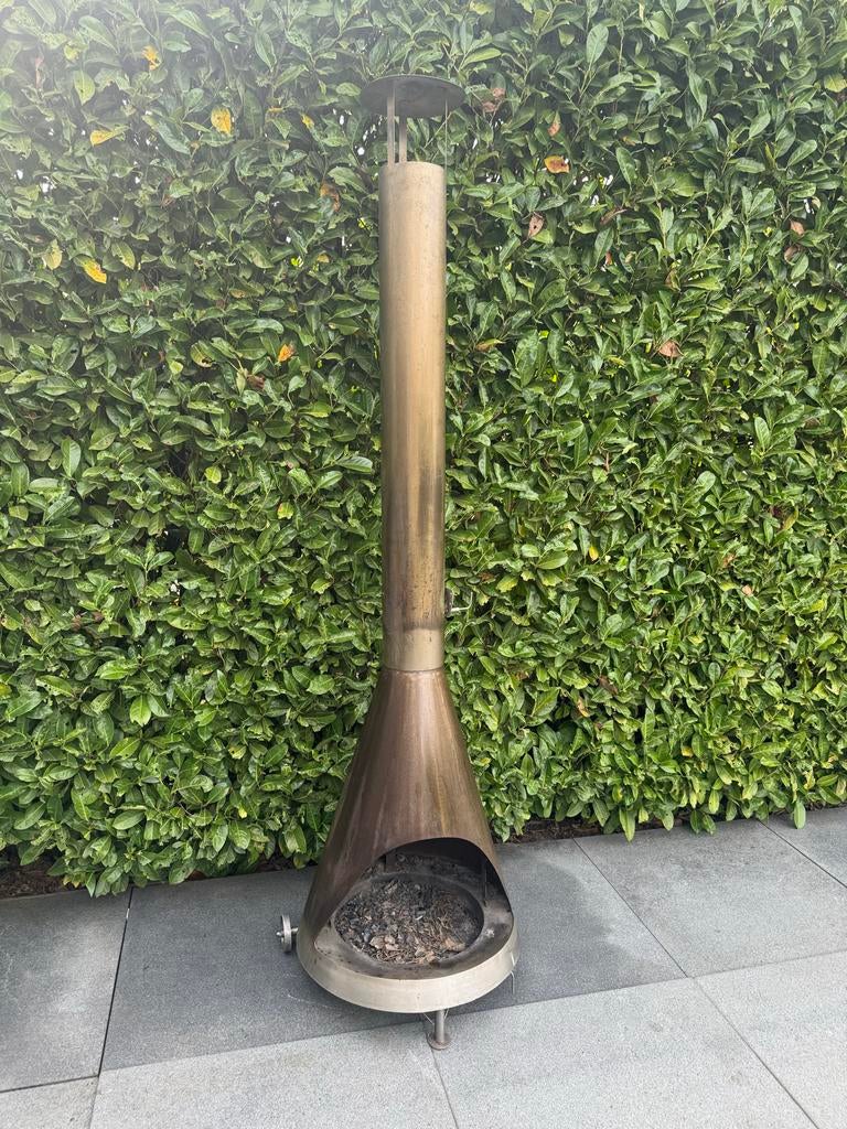 BBQ /Terrashaard RVS, Tuin en Terras, Tuinhaarden, Zo goed als nieuw, Ophalen of Verzenden