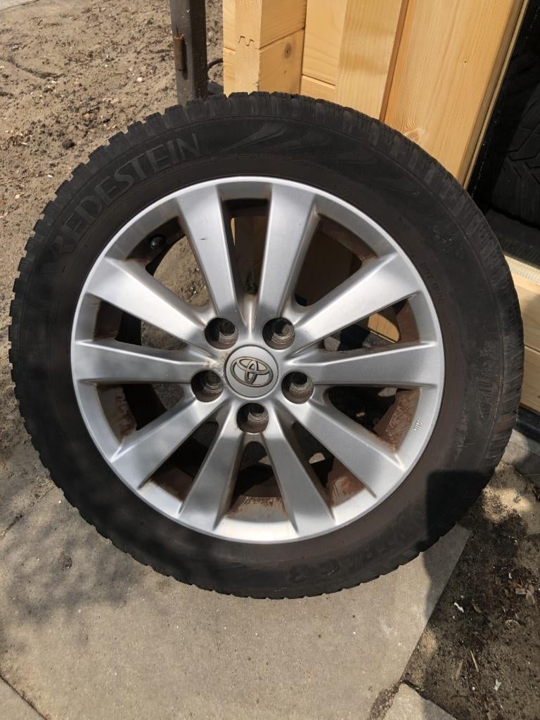 Lichtmetalen velgen Auris + winterbanden, Ophalen, Gebruikt, 16 inch, Banden en Velgen