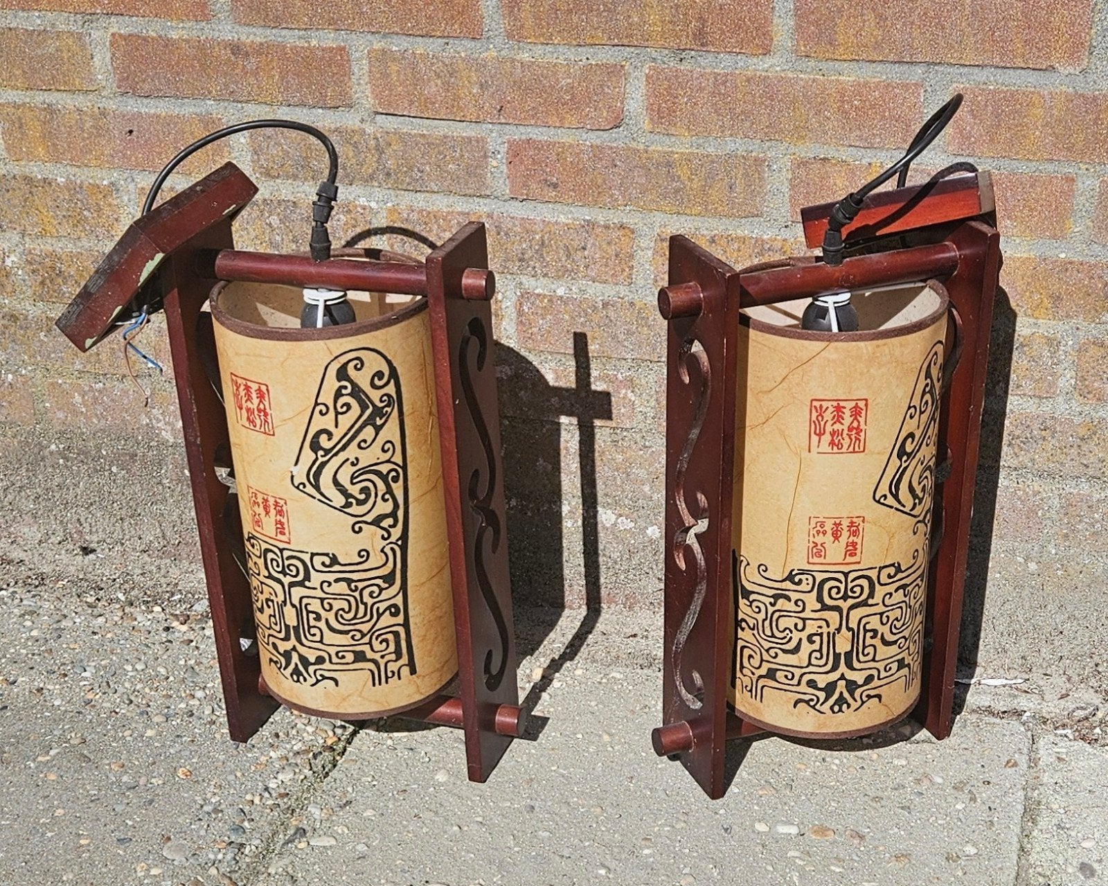 Chinese hanglamp, Ophalen of Verzenden, Zo goed als nieuw