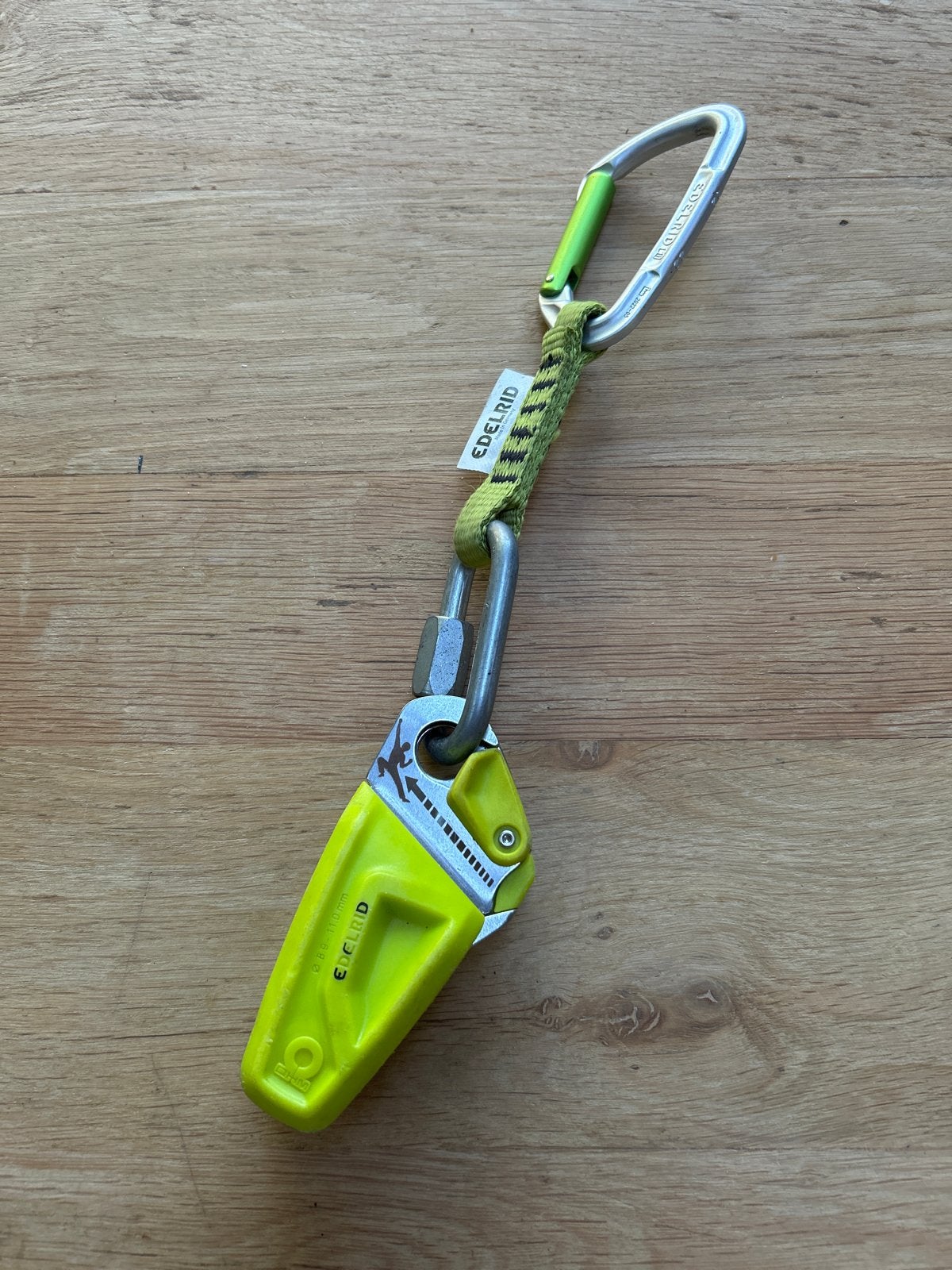 Edelrid Ohm - Innovatief Zekeringapparaat voor Klimmen, Ophalen of Verzenden, Zo goed als nieuw, Klimsport-accessoire