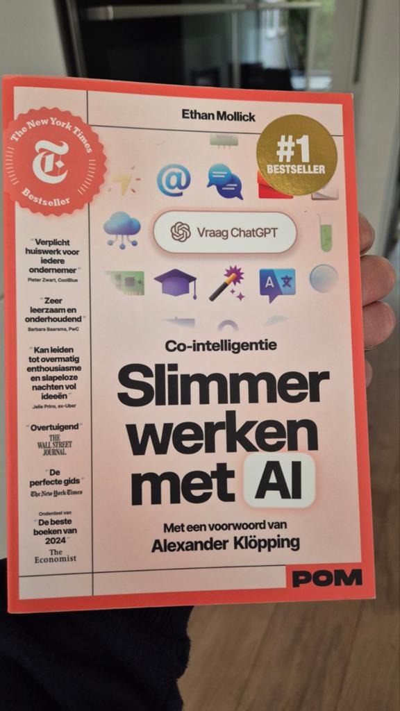 Slimmer werken met AI - Nieuw boek, ongelezen, Ophalen of Verzenden, Nieuw, Ethan Mollick