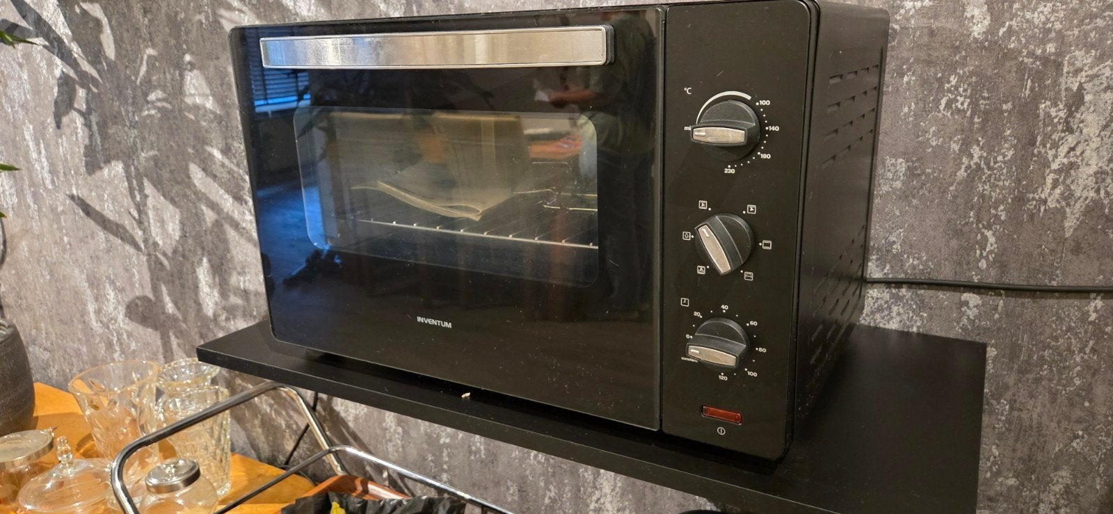 Inventum Oven met Grill - Model OV457B/01, Ophalen, Minder dan 45 cm, Gebruikt, Hete lucht