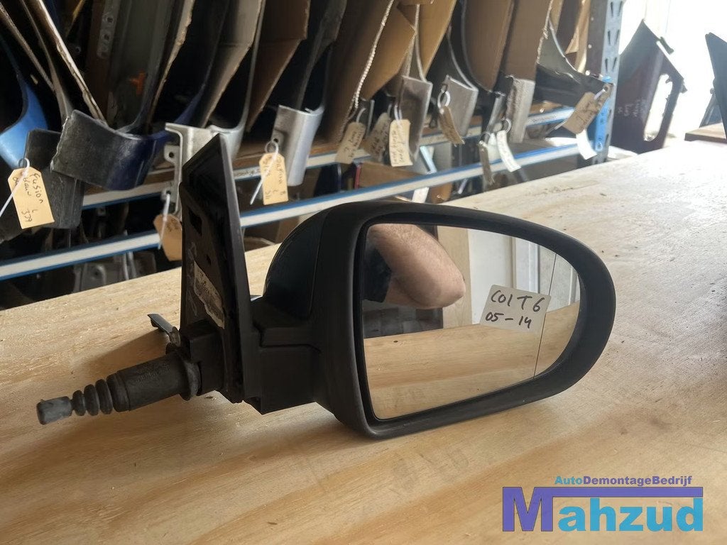 MITSUBISHI COLT 6 Grijs rechts spiegel 2004-2012, Auto-onderdelen, Spiegels, Mitsubishi, Gebruikt, Ophalen of Verzenden
