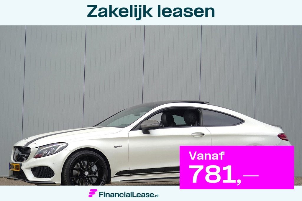 Mercedes-Benz C-klasse Coupé AMG 43 4MATIC / Sportuitlaat /, Gebruikt, 367 pk, 4 stoelen, Leder