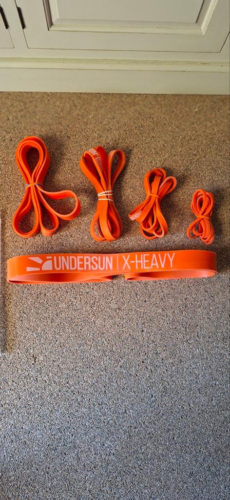 Undersun Resistance Bands weerstandsbanden Complete Set, Sport en Fitness, Fitnessmaterialen, Ophalen of Verzenden, Nieuw