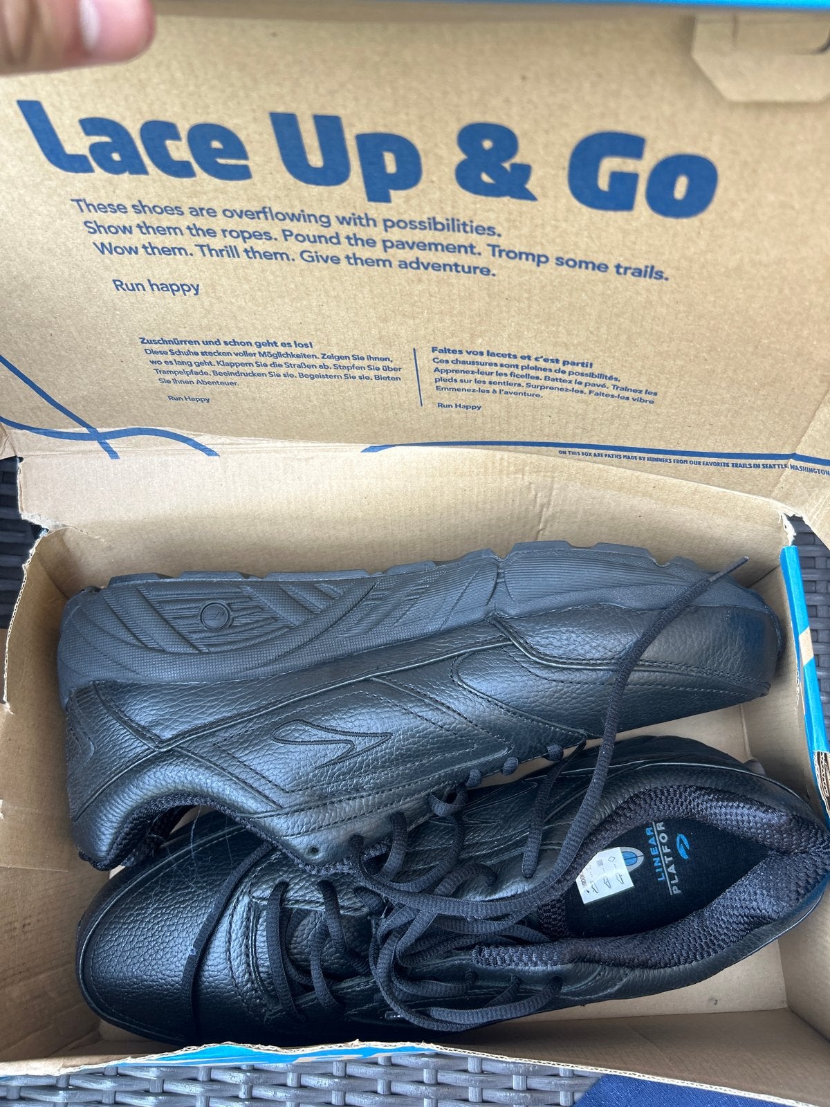 Brooks schoenen nieuw in doos 49,5, Ophalen of Verzenden, Nieuw, Zwart, Wandelschoenen