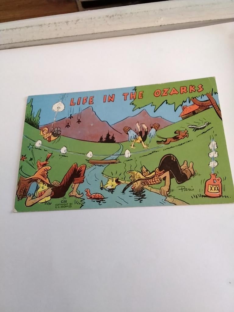 LIFE IN THE OZARKS / E.C.KROPP CO, Ophalen of Verzenden, Voor 1920, Overige thema's