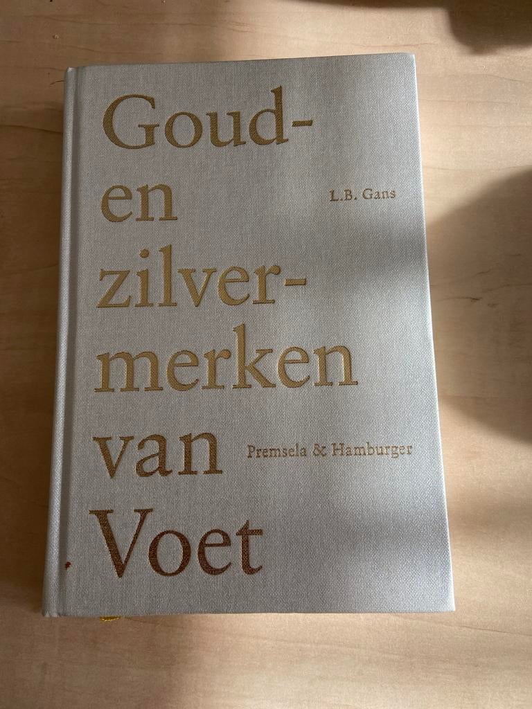 Goud- en zilvermerken van Voet - L.B. Gans, Ophalen of Verzenden