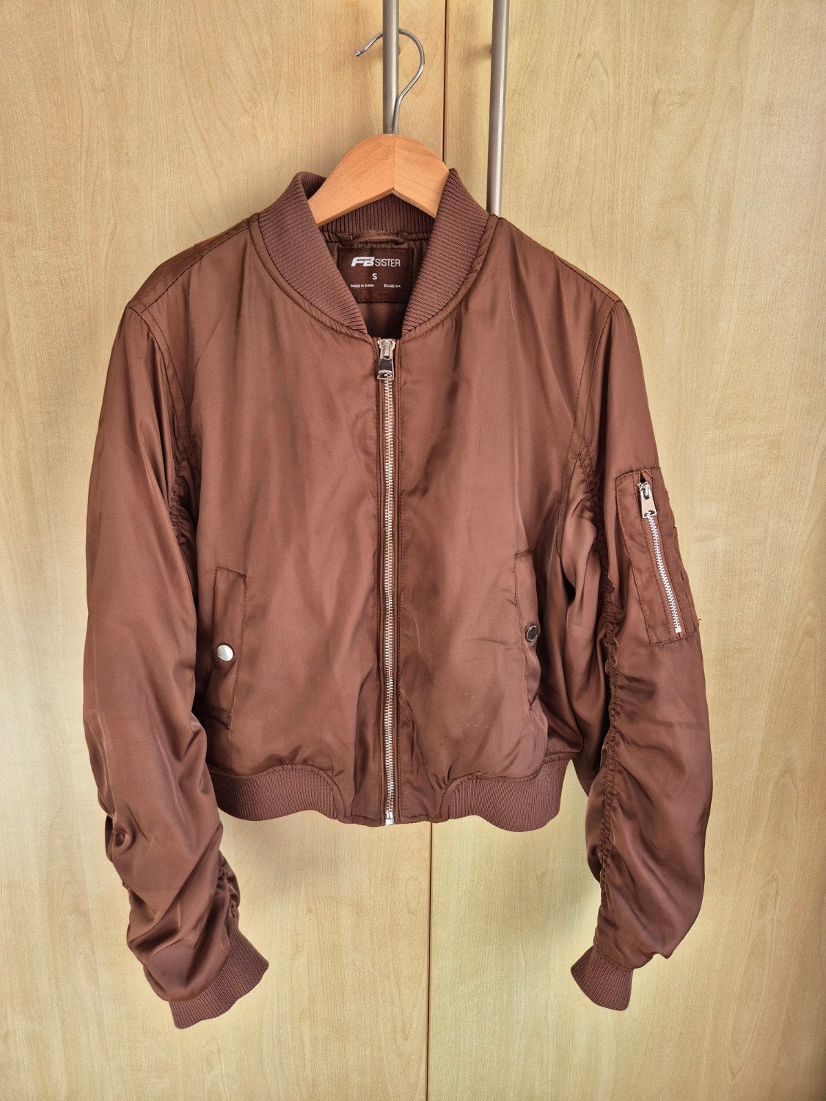 New Yorker FBsister zomerjas bomberjack, bruin, maat S, Bruin, Ophalen of Verzenden, Zo goed als nieuw, Maat 36 (S)
