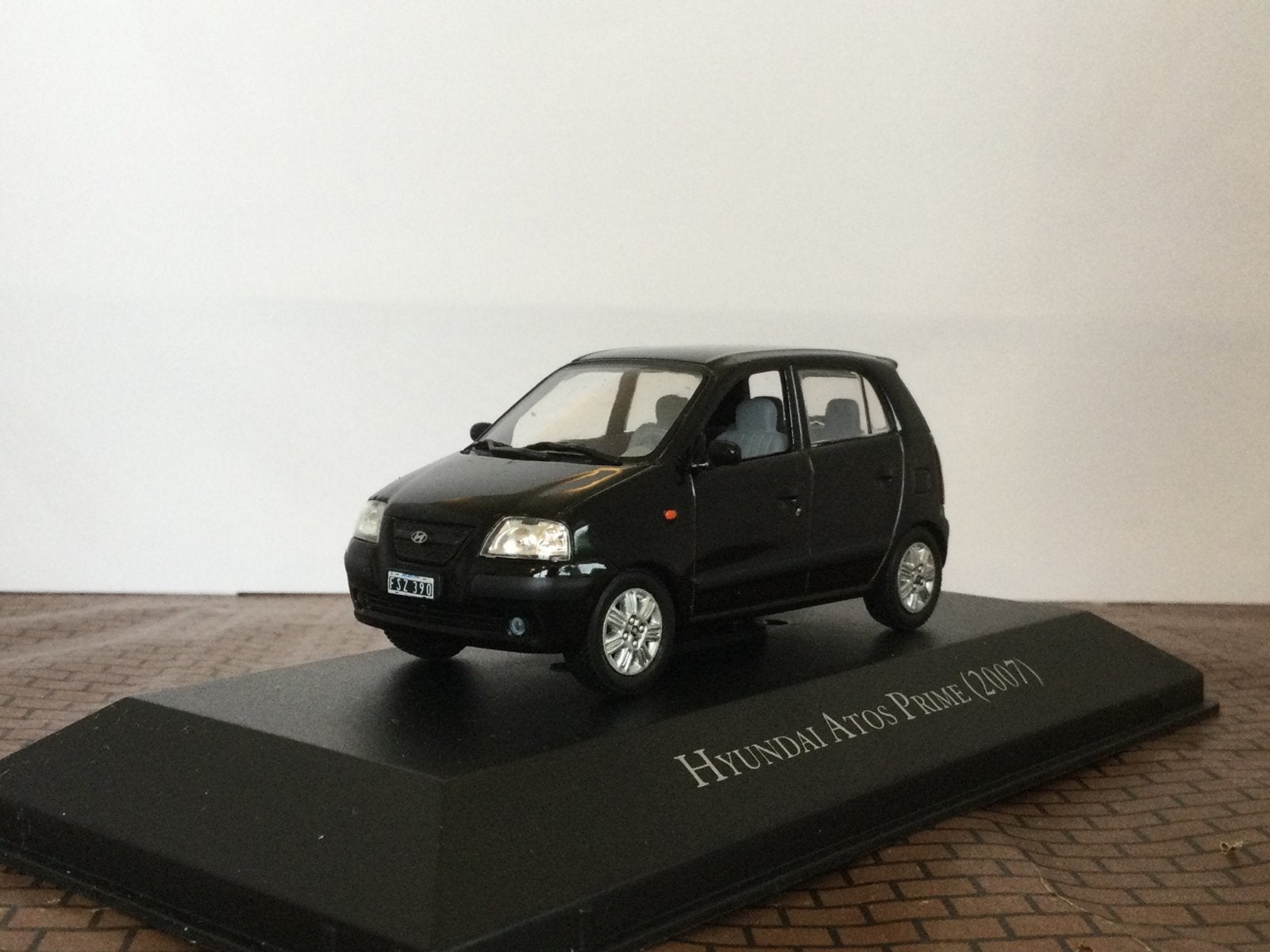 Hyundai Atos Prime 2006 Zwart Hacette 1:43, Hobby en Vrije tijd, Modelauto's | 1:43, Ophalen of Verzenden, Nieuw, Auto, Overige merken
