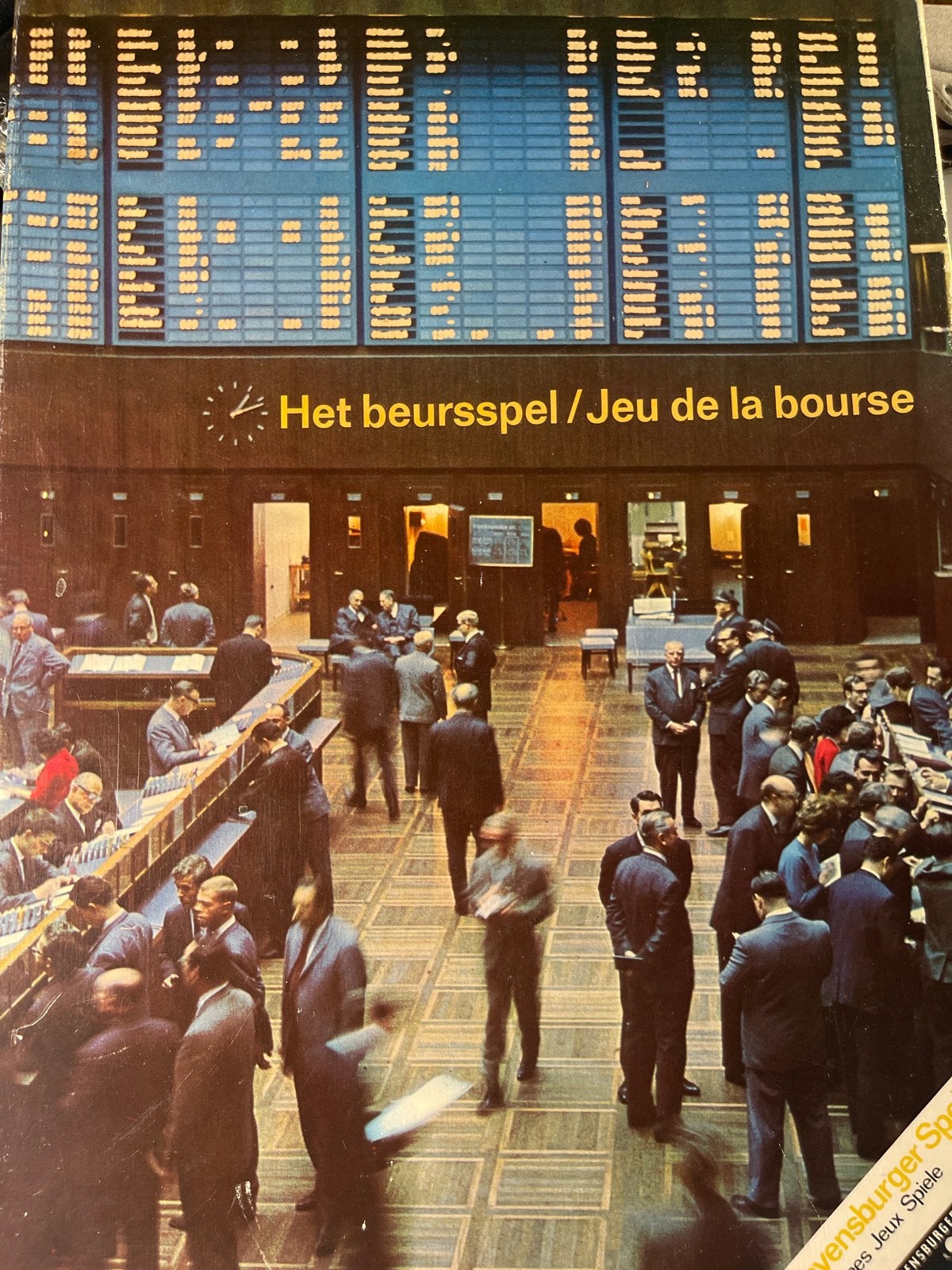 Vintage bordspel "Het Beursspel" van Ravensburger, Drie of vier spelers, Verzenden, Gebruikt