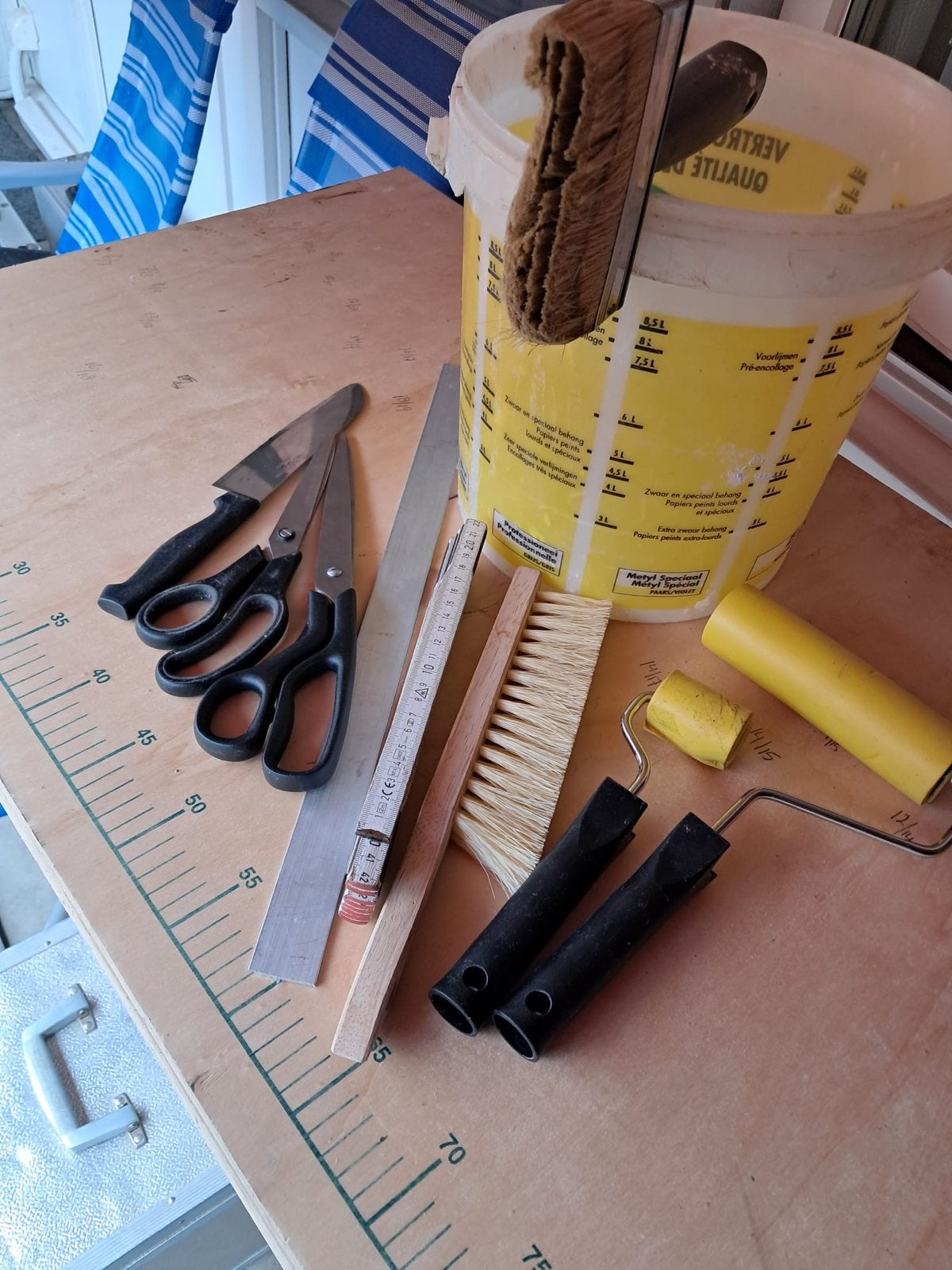 Nieuwe behangtafel 3 meter met toebehoren, Ophalen, Nieuw, Overige typen