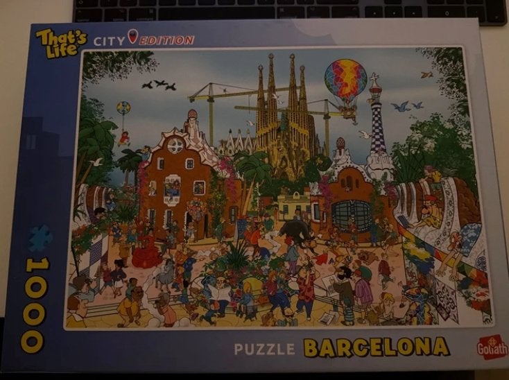 That's Life City Edition Barcelona 1000 stukjes puzzel, Ophalen of Verzenden, 500 t/m 1500 stukjes, Nieuw, Legpuzzel