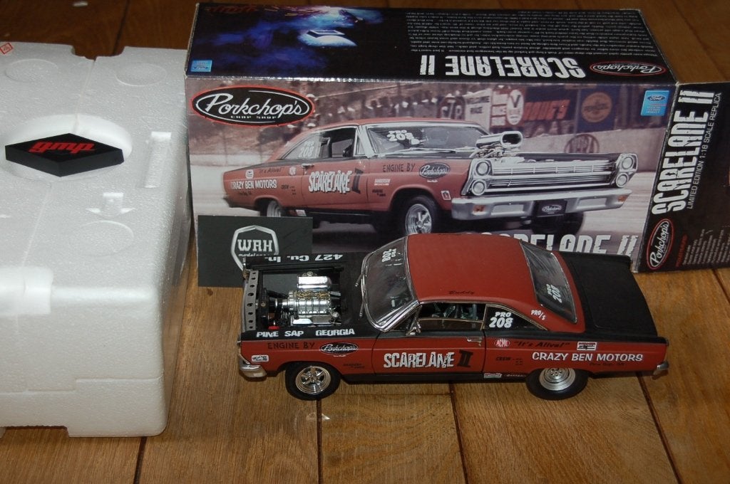 1:18 FORD FAIRLANE PORKCHOPS SCARELANE 2 GMP WRH, Hobby en Vrije tijd, Verzenden, Zo goed als nieuw, Auto, Overige merken