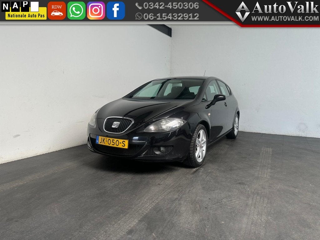 SEAT Leon 1.4 TSI Dynamic Style (bj 2010), Gebruikt, 4 cilinders, Leon, Zwart